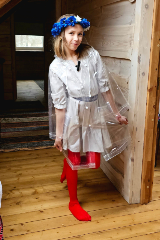 Song and Dance Celebration reusable raincoat