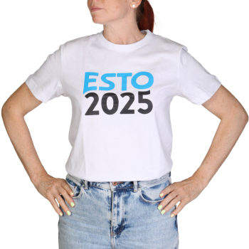 Esto 2025 valge t-särk